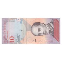 اسکناس 10 بولیوار 2018 جمهوری بولیواری - تک - UNC65 - ونزوئلا