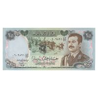 اسکناس 25 دینار 1986 جمهوری - تک - UNC63 - عراق