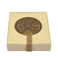 مدال برنز انقلاب سفید 1346 (با جعبه) - MS63 - محمد رضا شاه