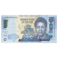 اسکناس 200 کواچا 2022 جمهوری - تک - UNC63 - مالاوی
