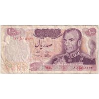 اسکناس 100 ریال 1350 - تک - VF30 - محمد رضا شاه