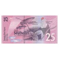 اسکناس 25 روپیه 2016 جمهوری - تک - UNC63 - سیشل