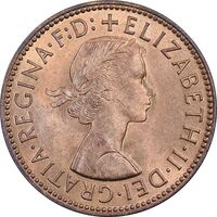 سکه 1/2 پنی 1966 الیزابت دوم - MS64 - انگلستان