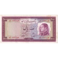 اسکناس 100 ریال 1333 - تک - AU50 - محمد رضا شاه