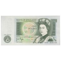 اسکناس یک پوند بدون تاریخ (1978-1981) الیزلبت دوم - آیزاک نیوتون - JBP - تک - UNC64 - انگلستان