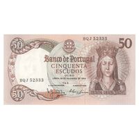 اسکناس 50 اسکودو 1964 جمهوری دوم - MJN, ALG - تک - UNC64 - پرتغال