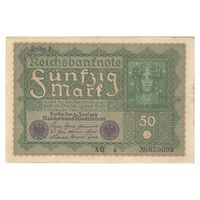 اسکناس 50 مارک 1919 جمهوری وایمار - تک - EF40 - آلمان