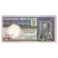 اسکناس 50 اسکودو 1973 استان فرادریایی پرتغال - تک - UNC64 - آنگولا