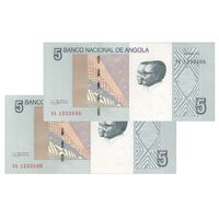 اسکناس 5 کوانزا 2012 جمهوری - جفت - UNC64 - آنگولا