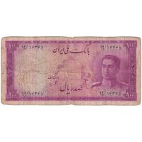 اسکناس 100 ریال سری سوم - تک - VG - محمد رضا شاه