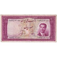 اسکناس 100 ریال کراواتی 1330 - تک - VF35 - محمد رضا شاه