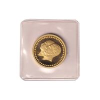 مدال طلا 2.5 گرمی بانک ملی - با پلمپ - PF66 - محمد رضا شاه