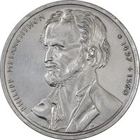 سکه 10 مارک 1997 فیلیپ ملانشتن - cleaned - AU - آلمان