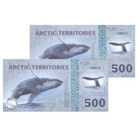 اسکناس 500 پولار دلار 2017 - جفت - UNC66 - شمالگان (قطب شمال)