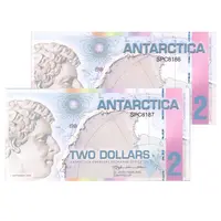 اسکناس 2 دلار 2008 دفتر مبادلات خارجی قطب جنوب - قلمرو وابسته راس - جفت - UNC66 - جنوبگان (قطب جنوب)