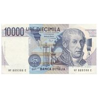 اسکناس 10000 لیر 1984 (ولتا) جمهوری - تک - AU50 - ایتالیا