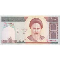 اسکناس 1000 ریال (نوربخش - عادلی) - تک - UNC63 - جمهوری اسلامی