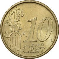 سکه 10 یورو سنت 2002 جمهوری - MS62 - ایتالیا