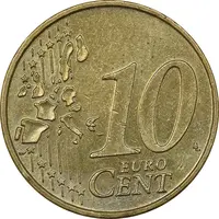 سکه 10 یورو سنت 2002F جمهوری فدرال - MS61 - آلمان