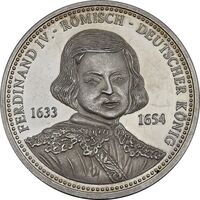 مدال نقره یادبود فردیناند چهارم - PF58 - جمهوری فدرال آلمان