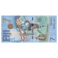 اسکناس 7 دلار بدون تاریخ (2017) جمهوری - تیم راگبی 7 نفره فیجی - تک - UNC63 - فیجی