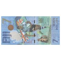 اسکناس 7 دلار بدون تاریخ (2017) جمهوری - تیم راگبی 7 نفره فیجی - تک - UNC65 - فیجی