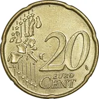 سکه 20 یورو سنت 2004 آلبرت دوم - MS61 - بلژیک