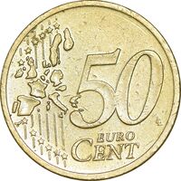 سکه 50 یورو سنت 2002A جمهوری فدرال - AU50 - آلمان