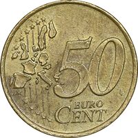 سکه 50 یورو سنت 2000 بئاتریکس - EF45 - هلند
