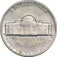 سکه 5 سنت 1970S جفرسون - AU58 - آمریکا