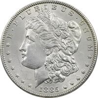 سکه یک دلار 1885 مورگان - MS63 - آمریکا