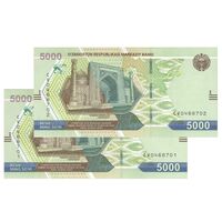 اسکناس 5000 سوم 2021 جمهوری - جفت - UNC64 - ازبکستان