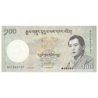 اسکناس 100 نگولتروم 2011 جیگمی خسار نامگیال وانگچوک - تک - UNC64 - بوتان