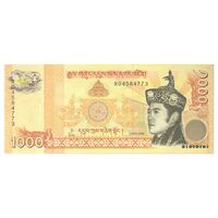 اسکناس 1000 نگولتروم 2008 جیگمی خسار نامگیال وانگچوک - تک - UNC65 - بوتان