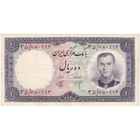 اسکناس 10 ریال 1340 - تک - EF45 - محمد رضا شاه