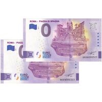 اسکناس 0 یورو 2022 - پله های اسپانیایی - جفت - UNC64 - ایتالیا