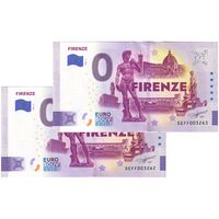 اسکناس 0 یورو 2025 - فلورانس - جفت - UNC64 - ایتالیا