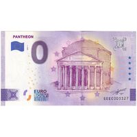 اسکناس 0 یورو 2022 - معبد پانتئون - تک - UNC64 - ایتالیا