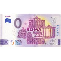 اسکناس 0 یورو 2025 - رم - تک - UNC64 - ایتالیا