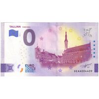 اسکناس 0 یورو 2024 - ساختمان تاون هال تالین - تک - UNC64 - استونی