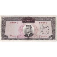 اسکناس 500 ریال (بهنیا - سمیعی) - تک - EF40 - محمد رضا شاه