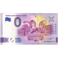 اسکناس 0 یورو 2023 - هتل گاردالند مجیک - تک - UNC64 - ایتالیا