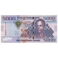 اسکناس 5000 لئون 2021 جمهوری دوم - جفت - UNC63 - سیرالئون