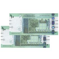 اسکناس 10 پوند 2015 جمهوری - جفت - UNC63 - سودان