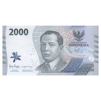 اسکناس 2000 روپیه 2022 جمهوری - تک - UNC61 - اندونزی