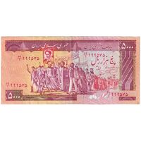 اسکناس 5000 ریال (نمازی - نوربخش) امضاء کوچک - تک - EF40 - جمهوری اسلامی