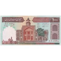 اسکناس 1000 ریال (نمازی - نوربخش) با مسجد الاقصی - تک - UNC62 - جمهوری اسلامی