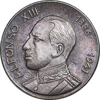 مدال یادبود آلفونسوی سیزدهم 1886-1941 - PF55 - اسپانیا