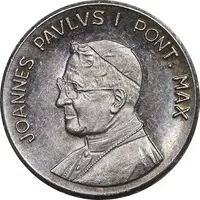 مدال یادبود پاپ ژان پل یکم (26 اگوست تا 28 سپتامبر 1978) - PF55 - واتیکان