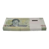 بسته اسکناس 100000 ریال (خاندوزی - صالح آبادی) شماره مزاحم - UNC - جمهوری اسلامی